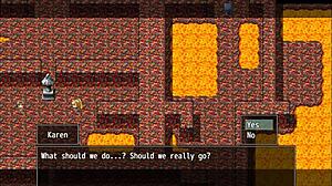 Horny adventurer Karen discovers true intentions