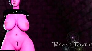 mei gets tied up and choked in corruption 😈