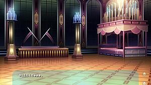 Princess comforts dragonwomen in hentai fan disc episode nine