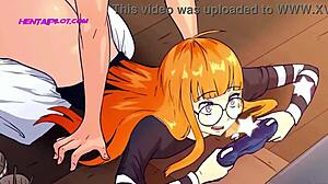 Hey, redhead! Playing games while ignoring that huge boner?