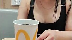 Petite Babe Bent Over With Stepcousin