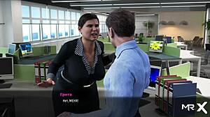 Fashionbusiness game - he hikes up his secretary's dress in wild 3D anime e2 52.