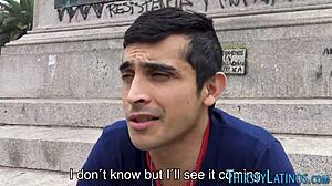 gay latino performs oral for facial