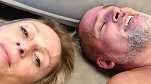 aline and flavio amateur couple fucking with cum on tits