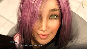 three girls try to knock john off his feet 😏