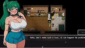 Oh wow, in lost lagoon harem ep 2, cute girl with huge tits slips in bathtub and shows her wet pussy 😍