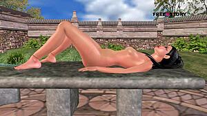 Cute Indian Girl in Animated 3D Cartoon