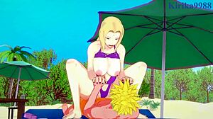 Tsunade and Naruto having intense sex in this Naruto hentai scene! 😍