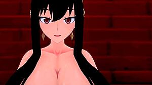 Yor Forger fucks old man intensely in Spy Family hentai