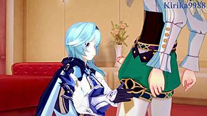 eula and rosaria and venti intense sex - genshin impact hentai