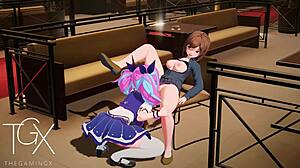 Nobara’s Futanari Jujutsu Hentai Yuri Lesbian Action is Wild!