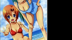 sexy anime girls get nude in hentai ecchi