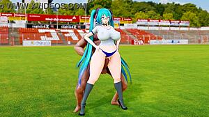 uhh, haku n miku doin some wild lewd gymnastics, ya know?