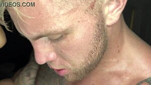 interracial action with a stunning natural ebony latina babe