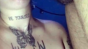 From mouth to ass with lover's cock and tits