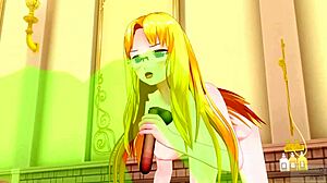 Japanese hentai babe in uncensored 3D cumshot action