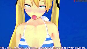 marie rose in bikini banging hard on the beach fantasy