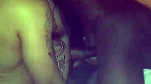 brook starr takes double cum shots from two big black cocks in gangbang