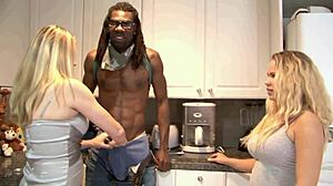 Interracial Cougar Milf Joins Mature Group for Wet Action