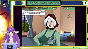 X-Men Hot Sexy Rogue In Shower