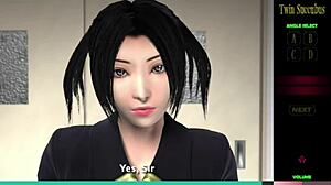 twin succubus gets big cock cum in ep 5