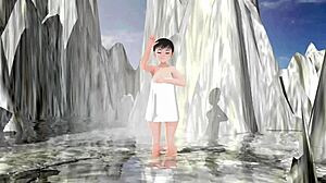 Anime Girl's Secret Hot Spring Mixed Bath Without Towels