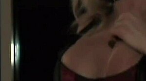 Alexandra dances seductively for her birthday cock celebration