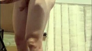 Security cam catches boyfriend banging cousin bareback in secret