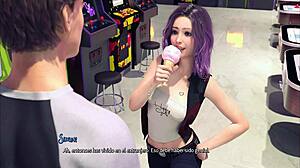 In gameplay story three season one, I meet Julia in fantasy world.