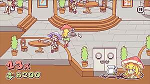 futanari di funghi futa hentai game ep 4 kinky waitress puts cum on pizza