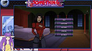 Maid in anime game Something Unlimited Part 145 sucks huge cock