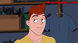 Гей момчета се разпалват мръсно в колежко общежитие