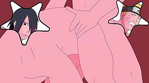 Naruto and sasuke explore gay sex in usa hentai anime
