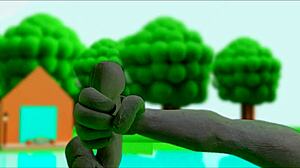 watch this claymation character masturbate in hentai style