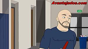 Гей момчета се разпалват мръсно в колежко общежитие