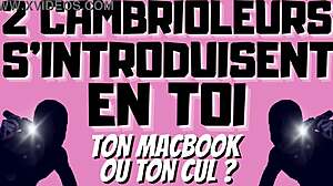 Two Burglars Dominate with Double Penetration in French Gay Audio Story