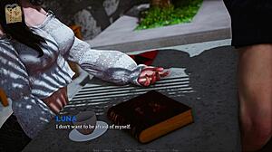 i'm exploring eternum 212, a mature 3d anime game with sexy outfits and huge tits