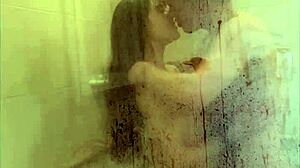 Megan Marx tries wild shower sex positions