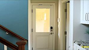 Muscular Stud Quin Quire Dominates Cheating Neighbor with Deepthroat Face Fucking and Rough Ass Licking