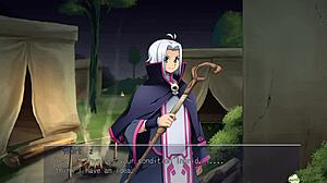 Horny heroine Ingrid teases her huge tits in episode 2