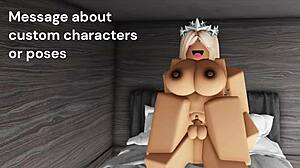 roblox rich girl takes a wild ride in steamy hentai action