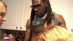 Interracial Cougar Milf Joins Mature Group for Wet Action