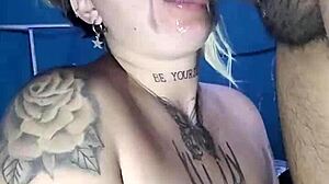 From mouth to ass with lover's cock and tits