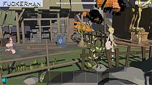 futanari hardcore anal in ero ring gameplay action