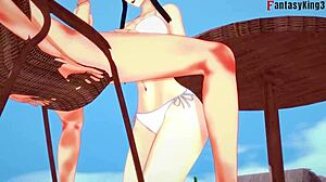 Want to watch yor forger in bikini pool sex?