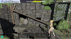 futanari hardcore anal in ero ring gameplay action