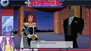 Maid in anime game Something Unlimited Part 145 sucks huge cock