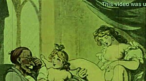 vintage erotic illustration brings old-school charm to life