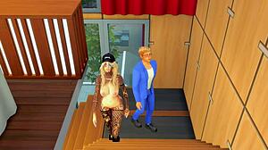 Sluta asta tatuată tânjește după anal dur și facefuck!