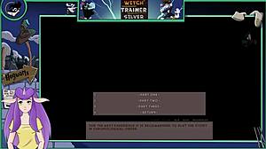 Oh, Witch Trainer Silver Part 19! Sexy Big Tits Brunette in Hentai Game!